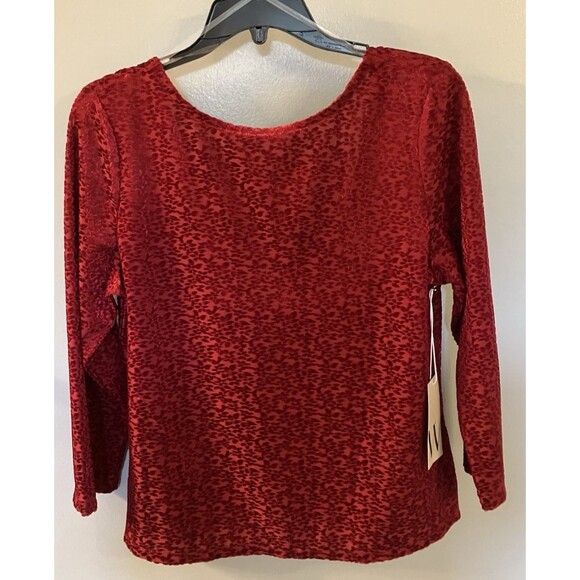 Worthington Tops - Worthington Womens Luxury Red Blouse Size Large NWT